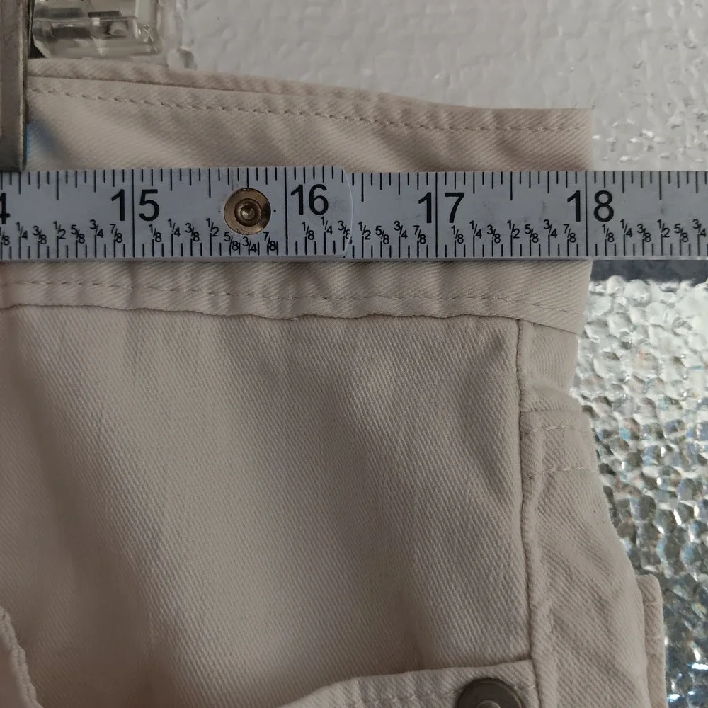 Banana Republic Slim Fit Pants Mens 36x32 Beige Linen Cotton Blend